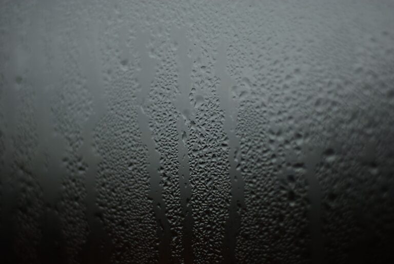 window condensation water drops glass